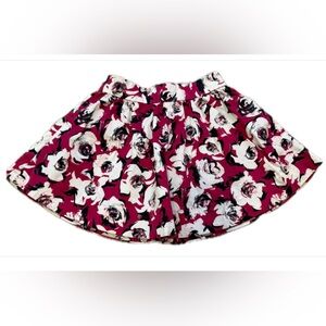 Kate Spade Pink and White Floral Skirt